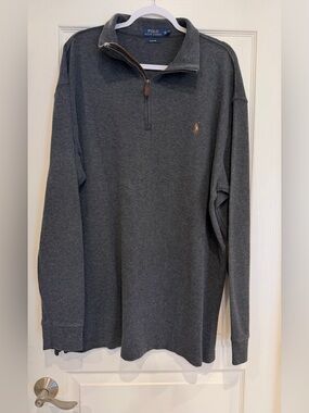 Men’s Ralph Lauren Gray Half-Zip Pullover